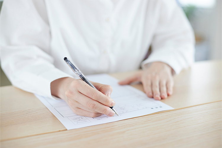 ヒアリングシートのご入力