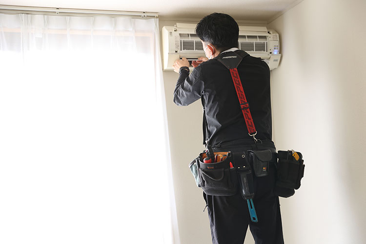 エアコン取り付け工事